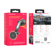 Заредете изображение във визуализатора на галерията – Borofone Car holder H65 Graceful magnetic with windshield mount black
