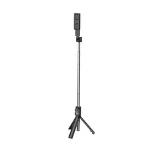 Заредете изображение във визуализатора на галерията – Borofone Selfie Stick BY7 Magic Mirror bluetooth with tripod and remote control black
