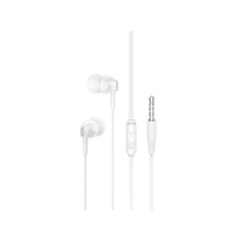 Заредете изображение във визуализатора на галерията – Borofone Earphones BM51 Hoary with microphone white
