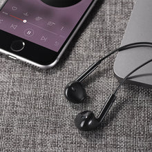 Заредете изображение във визуализатора на галерията – Borofone Earphones BM54 Maya with microphone black

