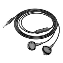 Заредете изображение във визуализатора на галерията – Borofone Earphones BM68 Kelly with microphone black
