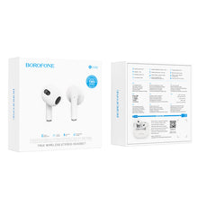 Заредете изображение във визуализатора на галерията – Borofone TWS Bluetooth Earphones BW09 Sound Rhyme White
