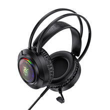 Заредете изображение във визуализатора на галерията – Borofone Headphones BO103 Surpass gaming with microphone black
