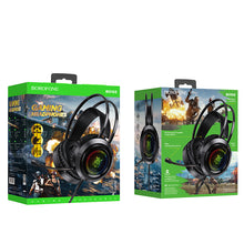 Заредете изображение във визуализатора на галерията – Borofone Headphones BO103 Surpass gaming with microphone black
