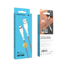 Заредете изображение във визуализатора на галерията – Borofone Cable BX25 Powerful - USB to Micro USB - 2,4A 1 metre white
