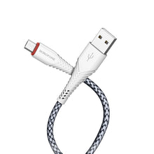 Заредете изображение във визуализатора на галерията – Borofone Cable BX25 Powerful - USB to Micro USB - 2,4A 1 metre white
