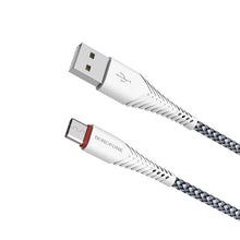 Заредете изображение във визуализатора на галерията – Borofone Cable BX25 Powerful - USB to Type C - 3A 1 metre white
