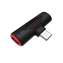 Заредете изображение във визуализатора на галерията – Borofone Adapter BV8 Audio - Type C to Type C + jack 3,5mm - black
