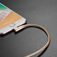 Заредете изображение във визуализатора на галерията – Borofone Cable BX26 Express - USB to Lightning - angled 2,4A 1 metre gold
