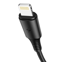 Заредете изображение във визуализатора на галерията – Borofone Cable BX47 Coolway - USB to Lightning - 2,4A 1 metre black
