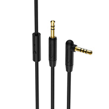 Заредете изображение във визуализатора на галерията – Borofone Cable BL5 - jack 3,5mm to jack 3,5mm - angled with microphone 1 metre black
