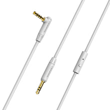 Заредете изображение във визуализатора на галерията – Borofone Cable BL5 - jack 3,5mm to jack 3,5mm - angled with microphone 1 metre grey
