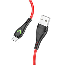 Заредете изображение във визуализатора на галерията – Borofone Cable BX65 Bright - USB to Micro USB - 2A 1 metre red
