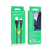 Заредете изображение във визуализатора на галерията – Borofone Cable BX65 Bright - USB to Type C - 2A 1 metre black
