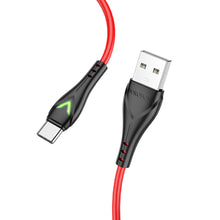 Заредете изображение във визуализатора на галерията – Borofone Cable BX65 Bright - USB to Type C - 2A 1 metre red
