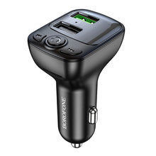 Заредете изображение във визуализатора на галерията – Borofone Transmitter FM BC41 Eminency MP3, Bluetooth, - 2xUSB - QC 3.0 18W black
