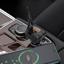 Заредете изображение във визуализатора на галерията – Borofone Transmitter FM BC41 Eminency MP3, Bluetooth, - 2xUSB - QC 3.0 18W black
