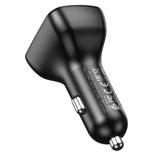 Заредете изображение във визуализатора на галерията – Borofone Transmitter FM BC41 Eminency MP3, Bluetooth, - 2xUSB - QC 3.0 18W black
