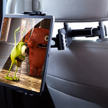 Заредете изображение във визуализатора на галерията – Car holder telescopic, headrest mount 4-11 inches black-red
