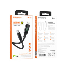 Заредете изображение във визуализатора на галерията – Borofone Cable BU32 Exclusive - Type C to Lightning - PD 20W 1,2 metres black
