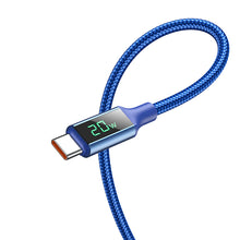 Заредете изображение във визуализатора на галерията – Borofone Cable BU32 Exclusive - USB to Type C - 5A 1,2 metres blue

