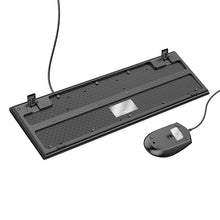 Заредете изображение във визуализатора на галерията – Borofone Set of keyboard + mouse BG6 Business wired black
