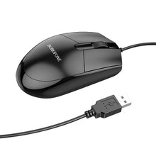 Заредете изображение във визуализатора на галерията – Borofone Set of keyboard + mouse BG6 Business wired black
