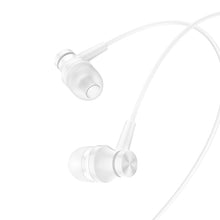 Заредете изображение във визуализатора на галерията – Borofone Earphones BM67 Talent with microphone white
