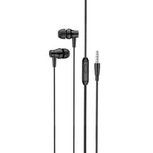 Заредете изображение във визуализатора на галерията – Borofone Earphones BM67 Talent with microphone black
