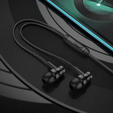 Заредете изображение във визуализатора на галерията – Borofone Earphones BM67 Talent with microphone black
