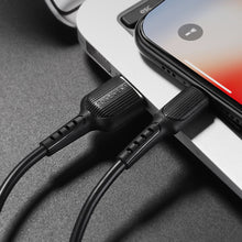 Заредете изображение във визуализатора на галерията – Borofone Cable BX16 Easy - USB to Lightning - 2A 1 metre black
