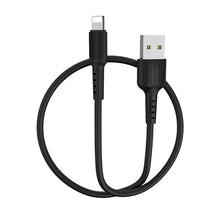 Заредете изображение във визуализатора на галерията – Borofone Cable BX16 Easy - USB to Lightning - 2A 1 metre black
