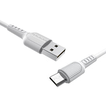 Заредете изображение във визуализатора на галерията – Borofone Cable BX16 Easy - USB to Micro USB - 2A 1 metre white
