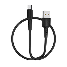 Заредете изображение във визуализатора на галерията – Borofone Cable BX16 Easy - USB to Type C - 2A 1 metre black

