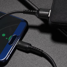 Заредете изображение във визуализатора на галерията – Borofone Cable BX16 Easy - USB to Type C - 2A 1 metre black
