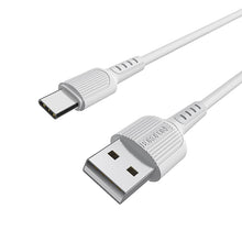 Заредете изображение във визуализатора на галерията – Borofone Cable BX16 Easy - USB to Type C - 2A 1 metre white
