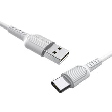 Заредете изображение във визуализатора на галерията – Borofone Cable BX16 Easy - USB to Type C - 2A 1 metre white
