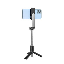 Заредете изображение във визуализатора на галерията – Borofone Selfie Stick BY9 Streamer bluetooth with tripod and remote control black
