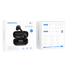 Заредете изображение във визуализатора на галерията – Borofone TWS Bluetooth Earphones BW11 Graceful Black
