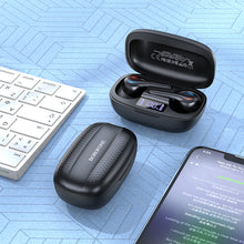 Заредете изображение във визуализатора на галерията – Borofone TWS Bluetooth Earphones BW11 Graceful Black

