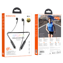 Заредете изображение във визуализатора на галерията – Borofone Sports earphones BE52 Ear bluetooth black
