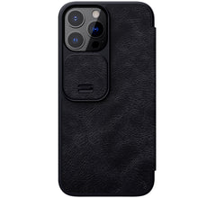 Заредете изображение във визуализатора на галерията – Nillkin Qin Pro for Iphone 13 Pro black
