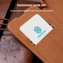 Заредете изображение във визуализатора на галерията – Nillkin Qin Pro for Iphone 13 Pro brown

