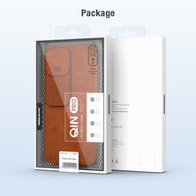 Заредете изображение във визуализатора на галерията – Nillkin Qin Pro for Iphone 13 Pro brown
