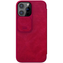 Заредете изображение във визуализатора на галерията – Nillkin Qin Pro for Iphone 13 Pro Max red
