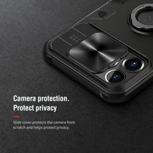 Заредете изображение във визуализатора на галерията – Nillkin CamShield Armor TPU+PC for Iphone 13 Pro black
