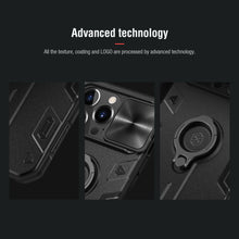 Заредете изображение във визуализатора на галерията – Nillkin CamShield Armor TPU+PC for Iphone 13 Pro black

