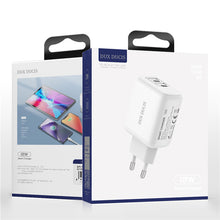 Заредете изображение във визуализатора на галерията – Wall charger Dux Ducis C10 - 2xUSB - 12W 2,4A white
