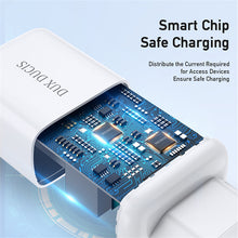 Заредете изображение във визуализатора на галерията – Wall charger Dux Ducis C10 - 2xUSB - 12W 2,4A white
