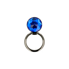 Заредете изображение във визуализатора на галерията – Ring CRYSTAL - Blue-black
